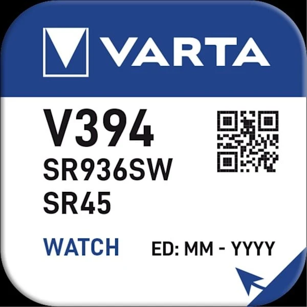 Varta Silver Coin SR45 Knapcellebatteri V394