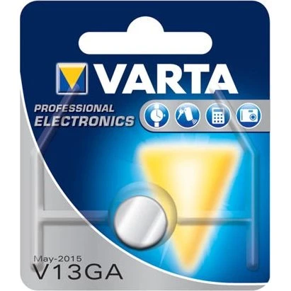 Varta LR44/AG13 1,5V 125mAh Alkaline Knapp batteri (1 stk.)
