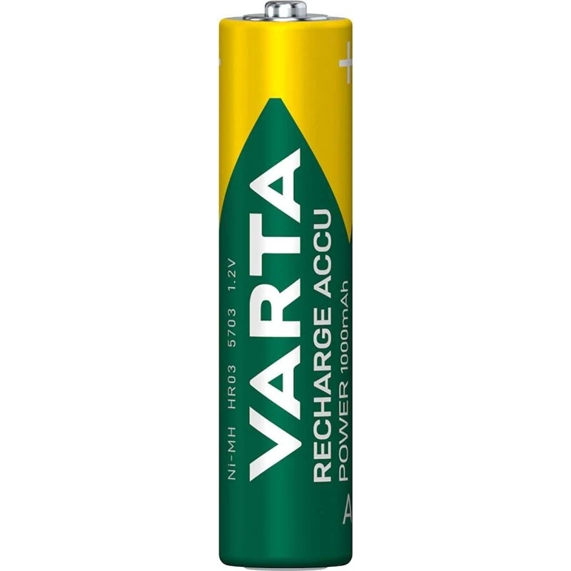 VARTA Genopladelige AAA Batterier 1000 mAh | 2-Blister