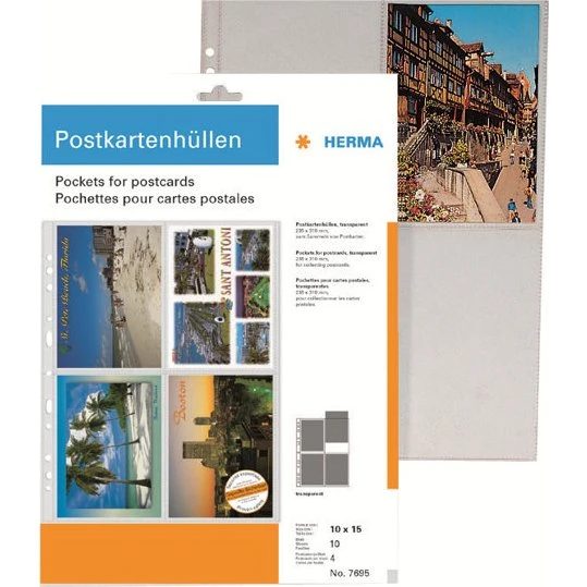 HERMA Fotophan 7695, transparent, 23,5x31,2 cm, 10 stk