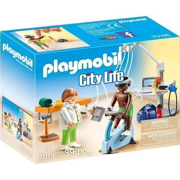 Playmobil City Life: Fysioterapeut med motionscykel