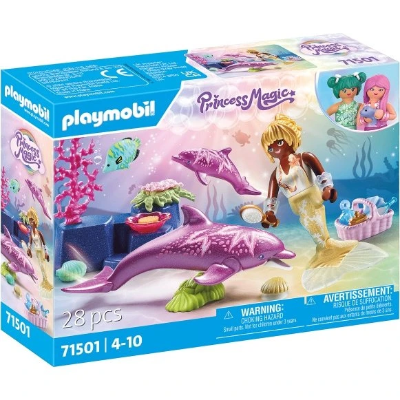Playmobil Princess Magic 71501 Havfrue med delfiner
