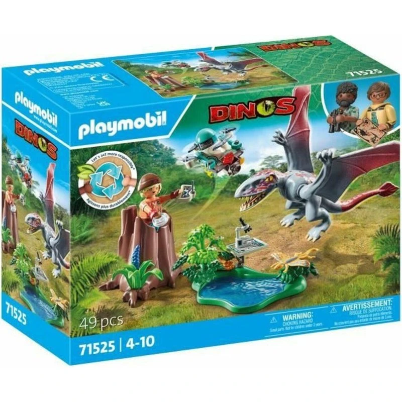 Playmobil Dinos 71525 Observationsdrone med Dimorfodon (49 dele)