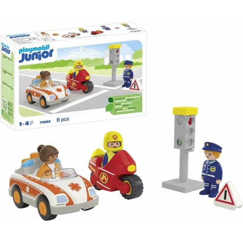 Playmobil 1.2.3 Junior Hverdagens Helte - 8 dele