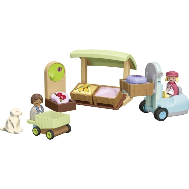 Playmobil 71691 Økologisk markedsstand med gaffeltruck