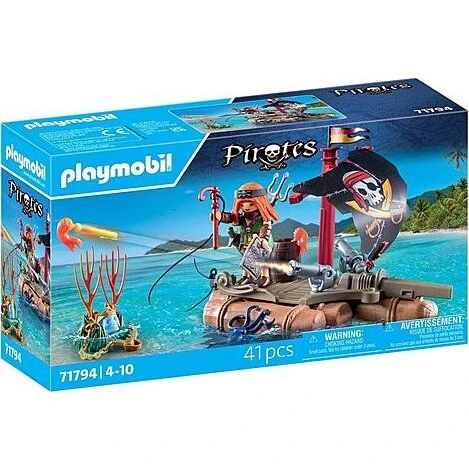 Playmobil Pirates - Piratflåde med Skat (71794)