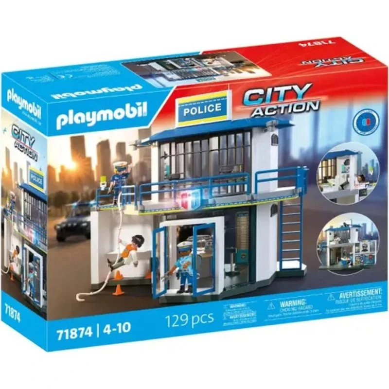 Playmobil 71874 - Politistation med Efterforskningsrum