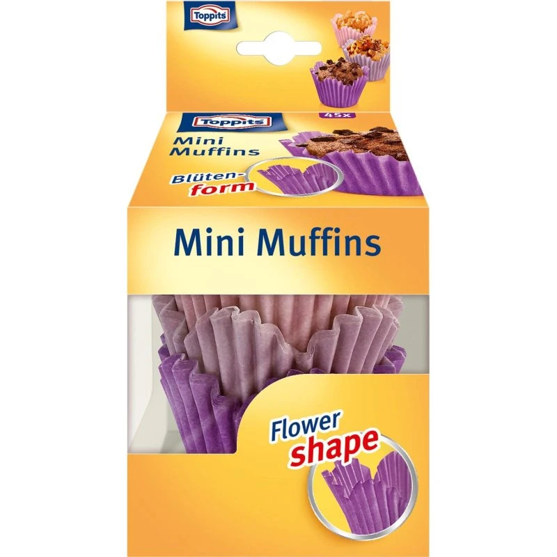 Toppits Mini Muffinforme Blomsterform 45 stk