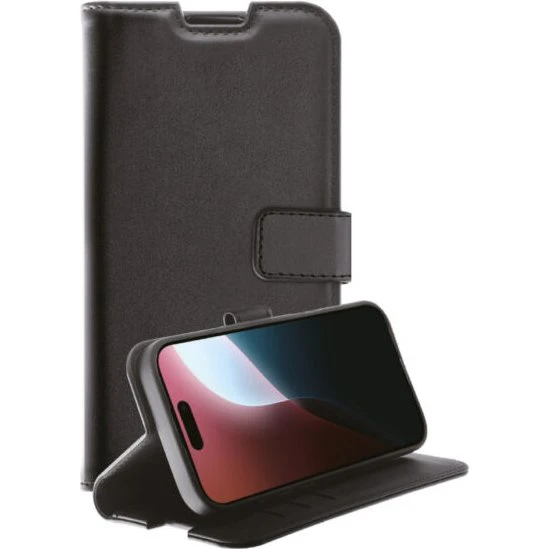 Vivanco Classic Wallet for iPhone 16 Pro, Sort