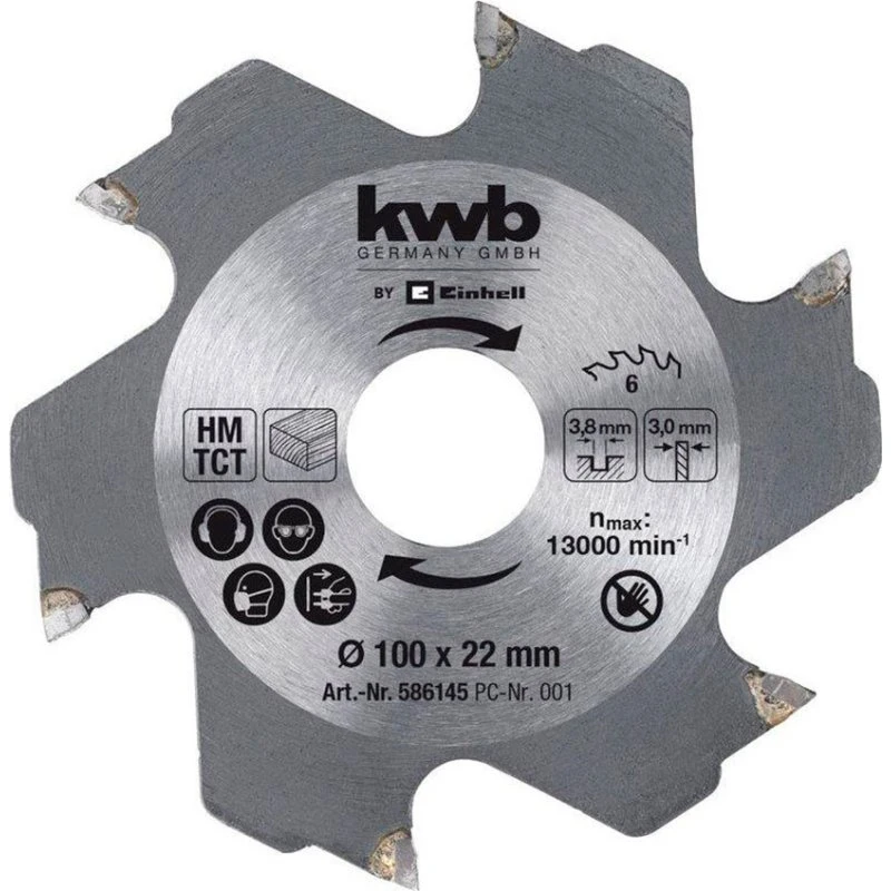 Kwb Lamelfræser Klinge 100x22x3,8