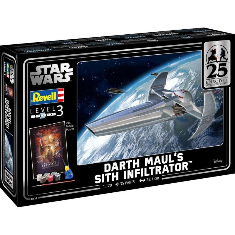 Revell Darth Maul's Sith Infiltrator 1:120 Level 3