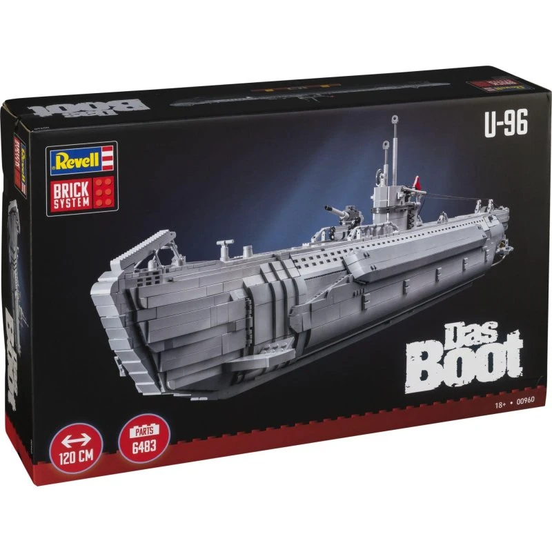Revell U-Boot Skibsmodel 1:56 – 6483 dele
