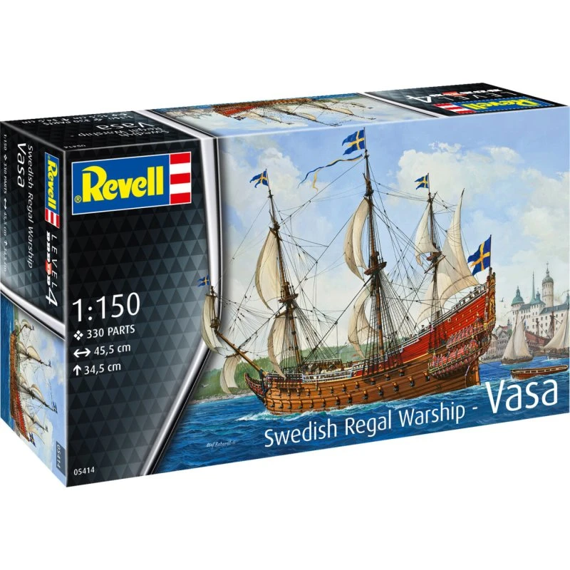 Revell Vasa 1:150, Level 4, 330 dele