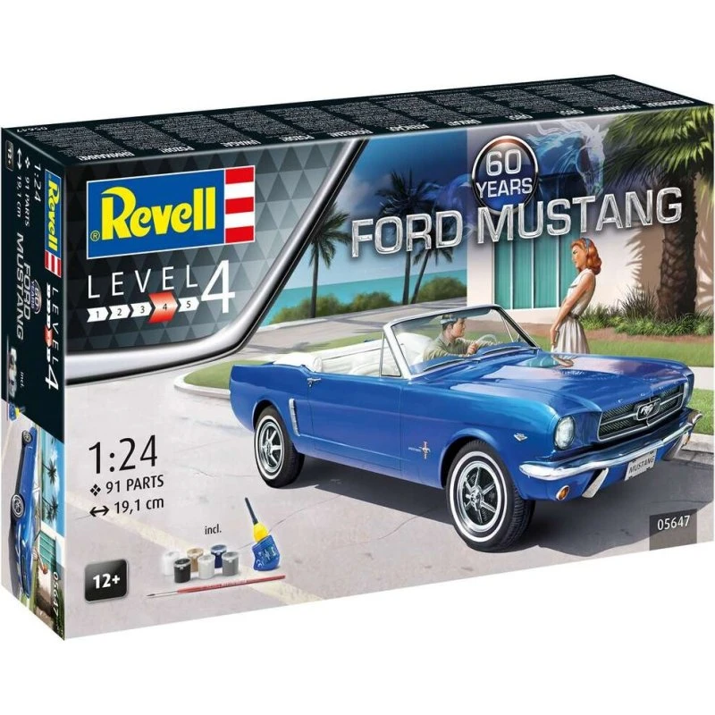 Revell Ford Mustang 60-års Jubilæum Byggesæt 1:24