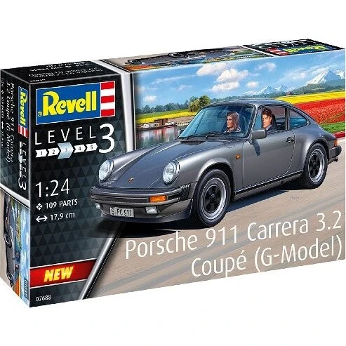 Revell Porsche 911 G Model Coupé 1:24, Grå, Level 3