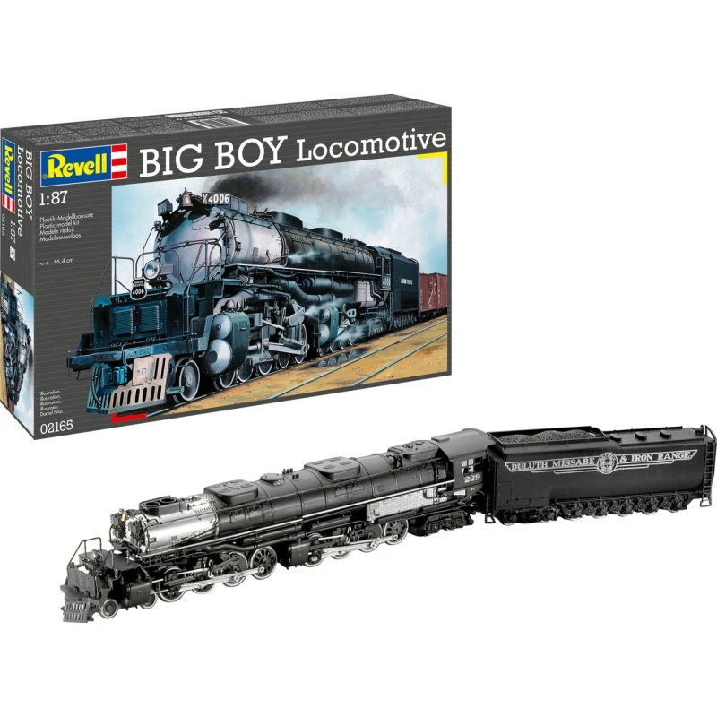 Revell Big Boy Locomotive Modeltog Byggesæt 1:87