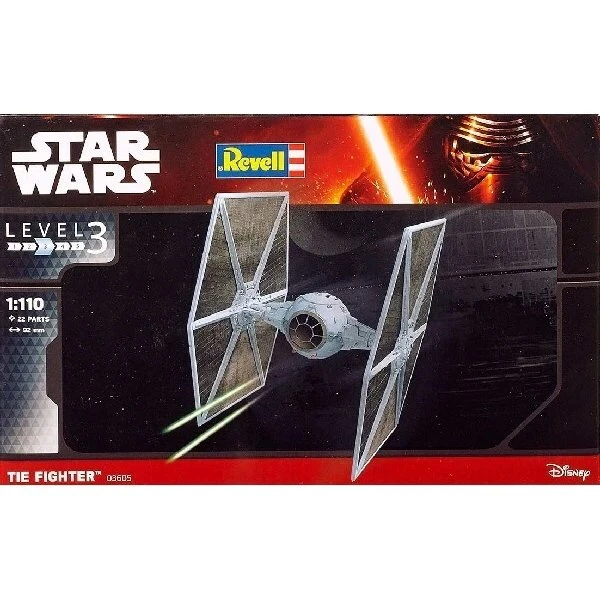 Revell TIE Fighter Modelfly 1:110, Level 3