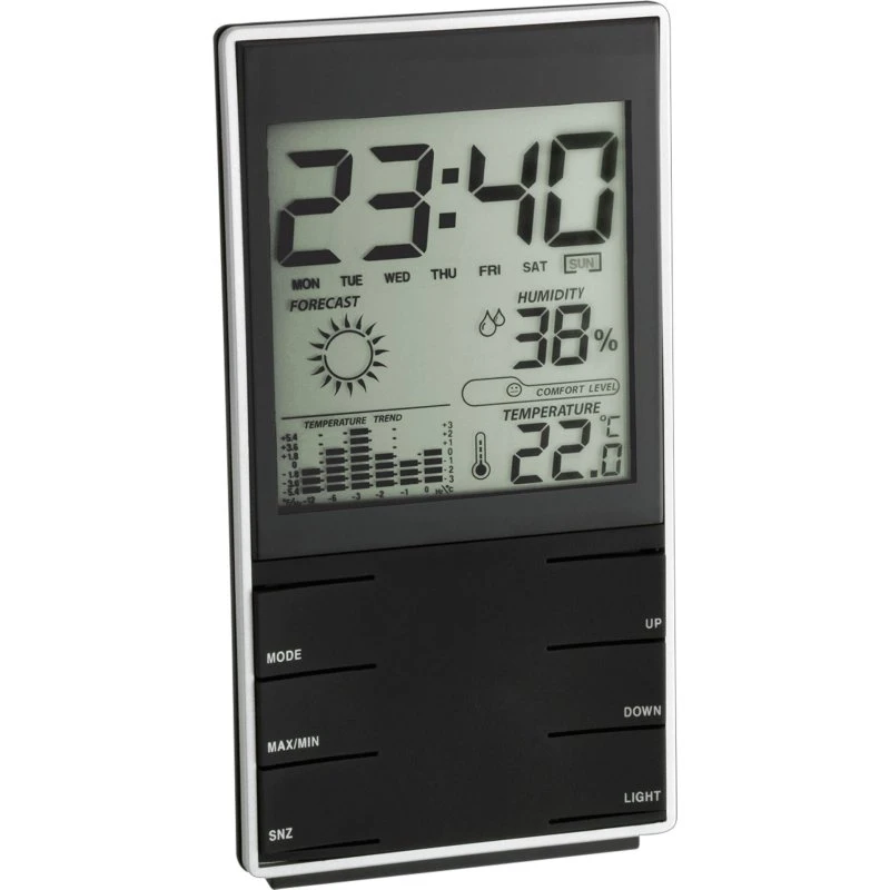 TFA 35.1102.01 Vejrstation (Temperatur/Fugtighed) Sort