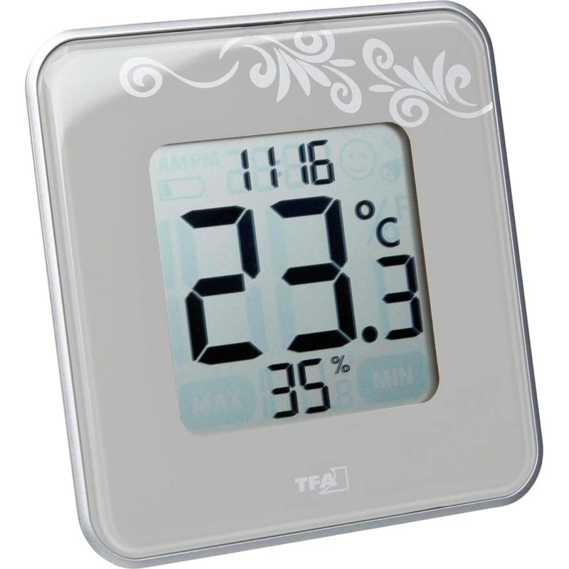 TFA Dostmann 30.5021.02 Termo-hygrometer lysebrunlig grå