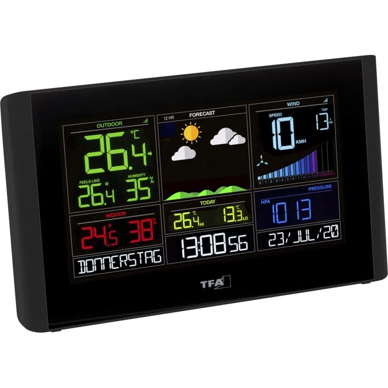 TFA View Breeze WLAN Vejrstation Sort