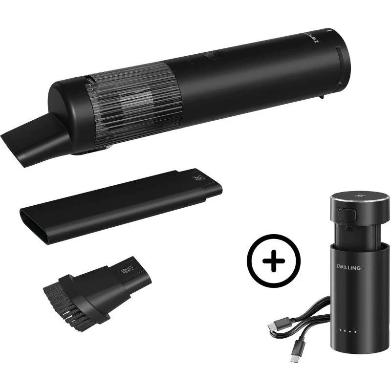 Zwilling XTEND Trådløs Håndstøvsuger, Sort, Startpakke med Batteri