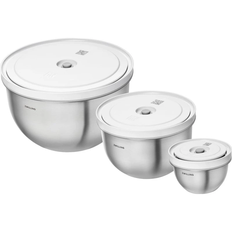 Zwilling Fresh & Save Vakuumskålssæt 6 dele (12, 18, 24 cm)