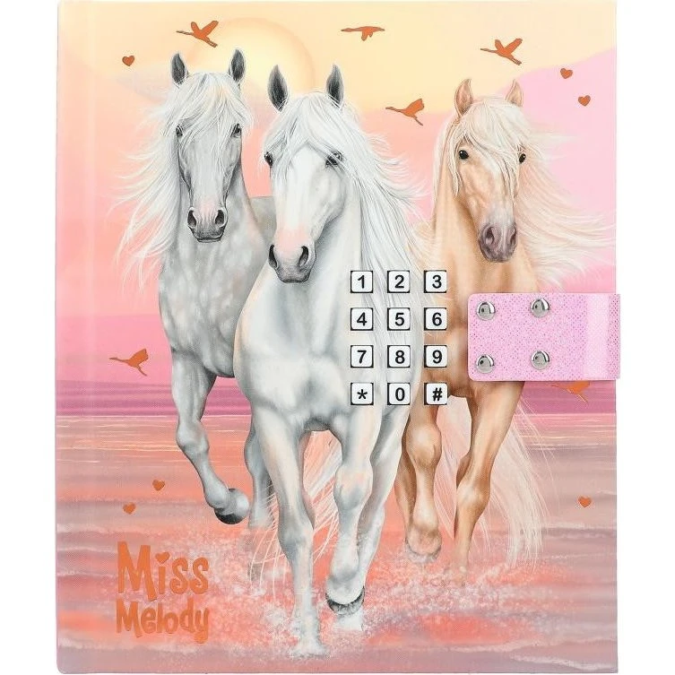 Miss Melody Dagbog med Kode og Musik – 5+ år – Sundown