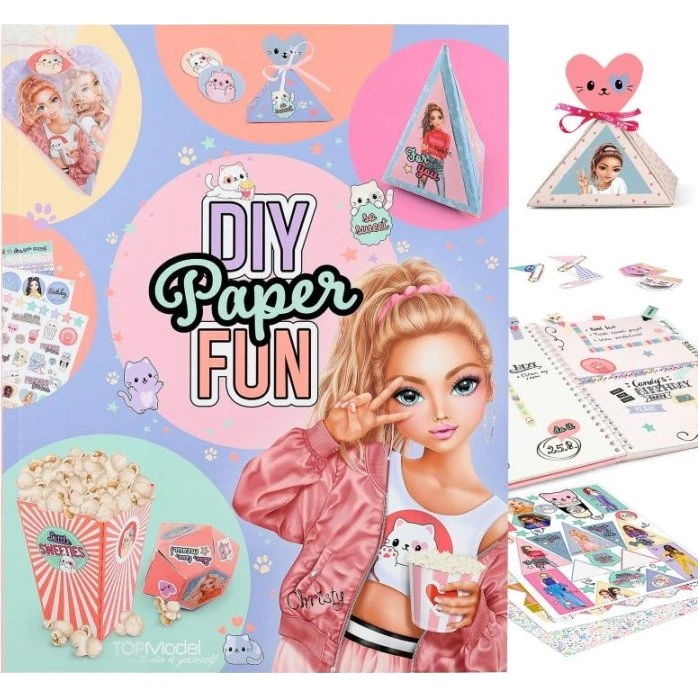 TOPModel DIY Paper Fun Bog Cutie Star – 6+ år