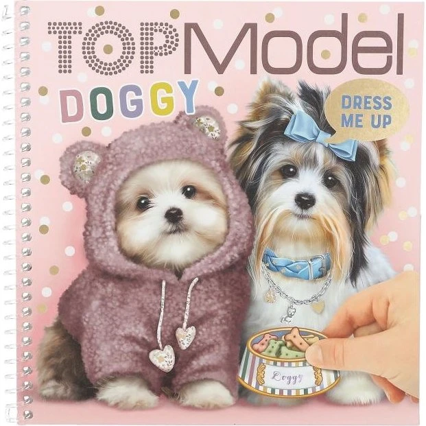 TOPModel Dress Me Up Stickerbog Hund – 24 sider med klistermærker