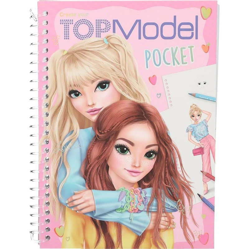 Topmodel - Lommemalebog 4+ år