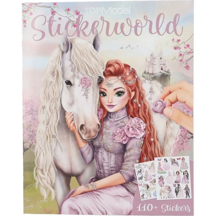 TOPModel Stickerworld VIVA VIOLET – 20 sider, 6+ år