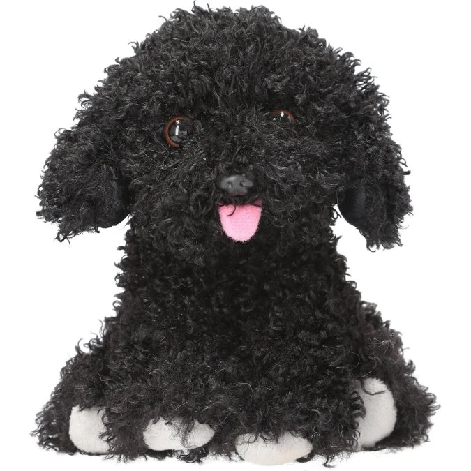 TOPModel Plys Hund Sort 16 cm – Yndig og Blød Tøjdyr for Børn