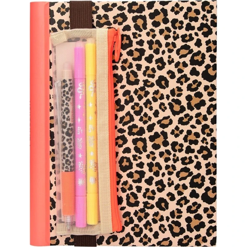 PENfection Leopard Notesbog med Pen – 12+år