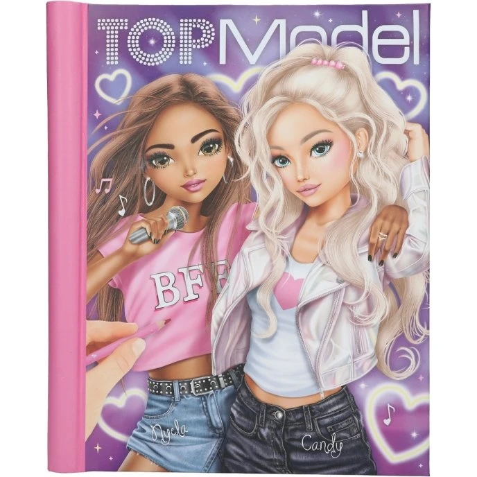 TOPModel Malebog med LED og lyd MY BFF