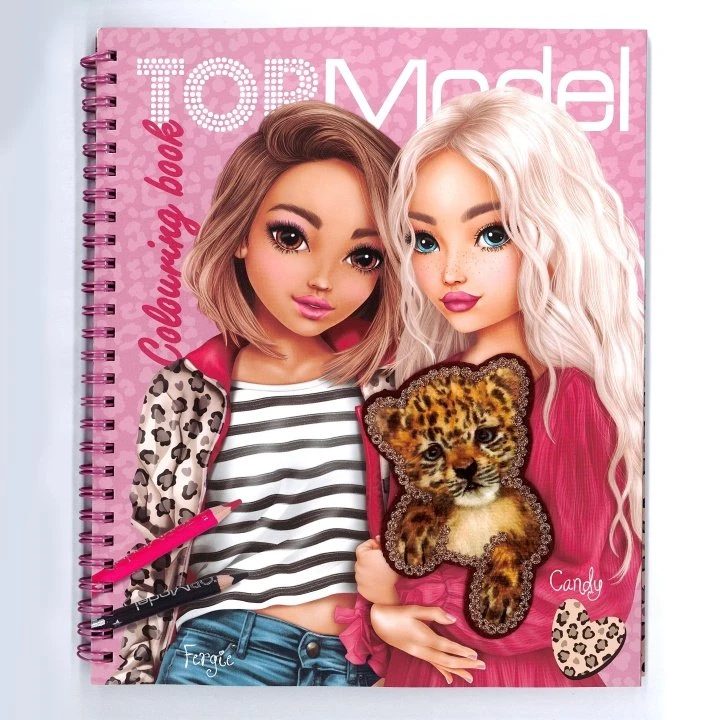TOPModel Malebog LEOHEART med pailletter, 40 sider