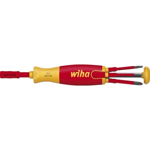 Wiha SlimVario Bitsskruetrækker med 6 bits, 1000V
