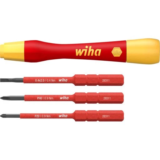 Wiha PicoFinish SlimVario Skruetrækkersæt 1000V, 4 dele