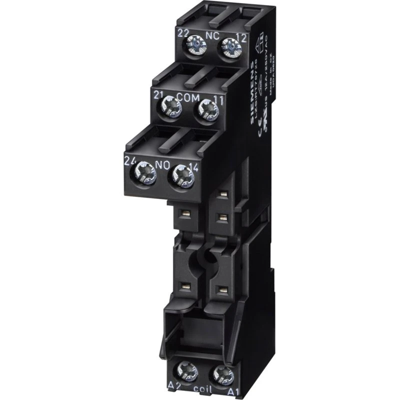 Siemens Stikben Sokkel for DIN-skinne 15,5 mm