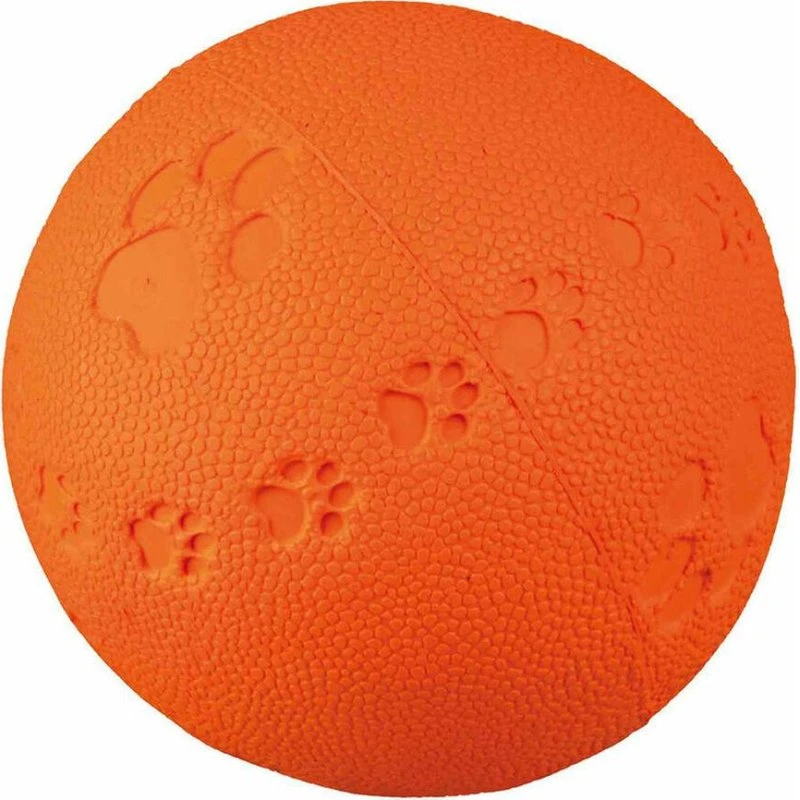Trixie Naturgummi Bold 6 cm med Lyd, Assorteret