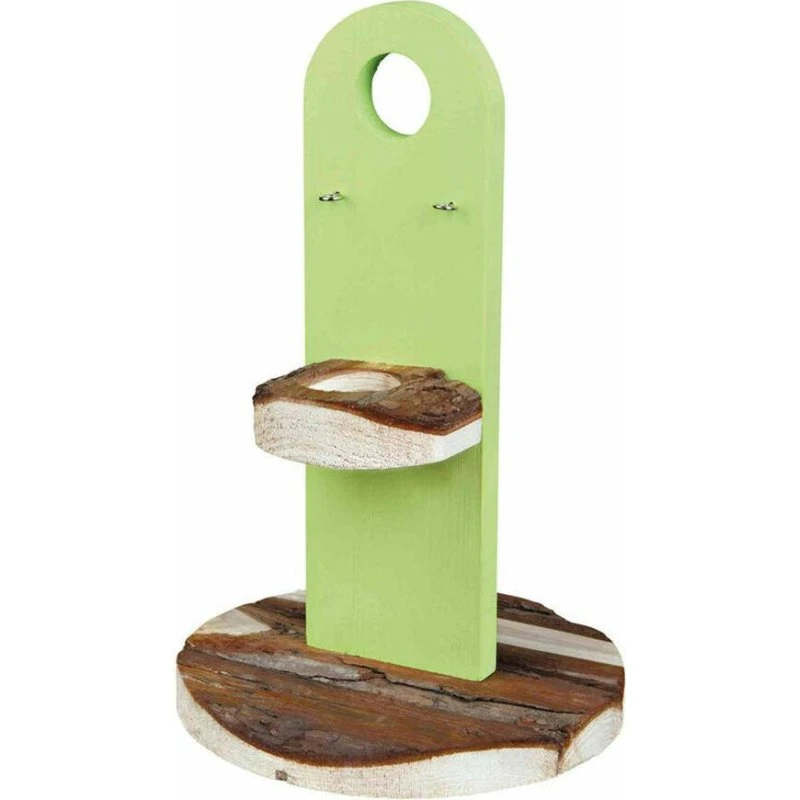 Trixie Foderautomat 18 × 30 × 18 cm, naturligt nåletræ