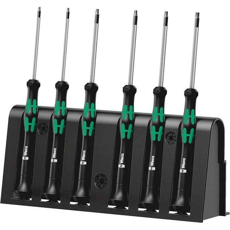 Wera Skruetrækkersæt 6 dele, lige/Torx, ergonomisk