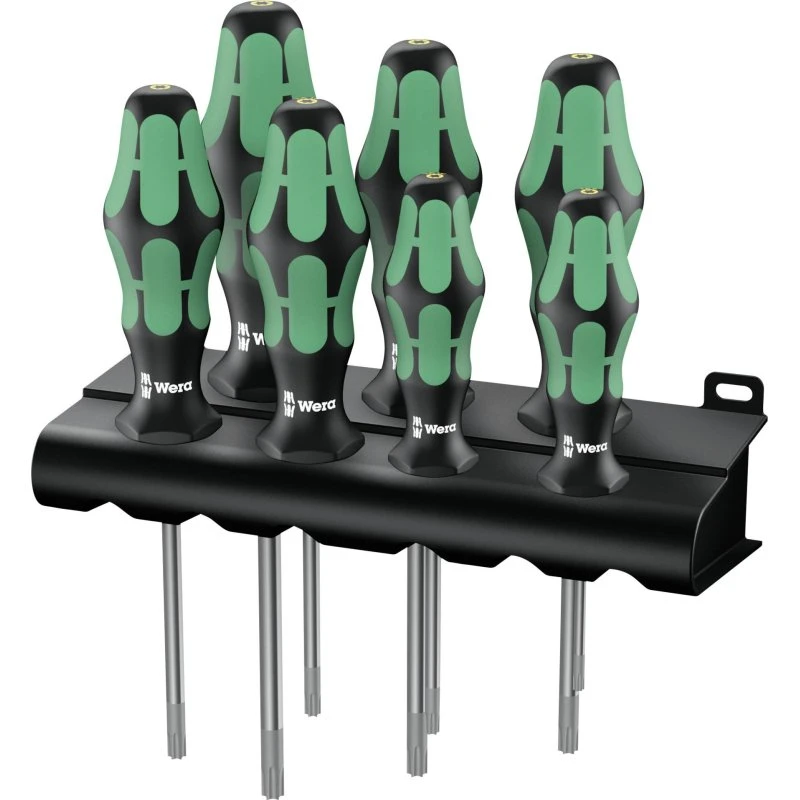 Wera 367/7 Torx HF Skruetrækkersæt med Rack - 7 Dele