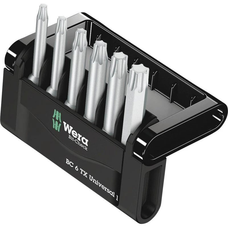 Wera Bit-Check 6 TX Universal 1, 6 dele