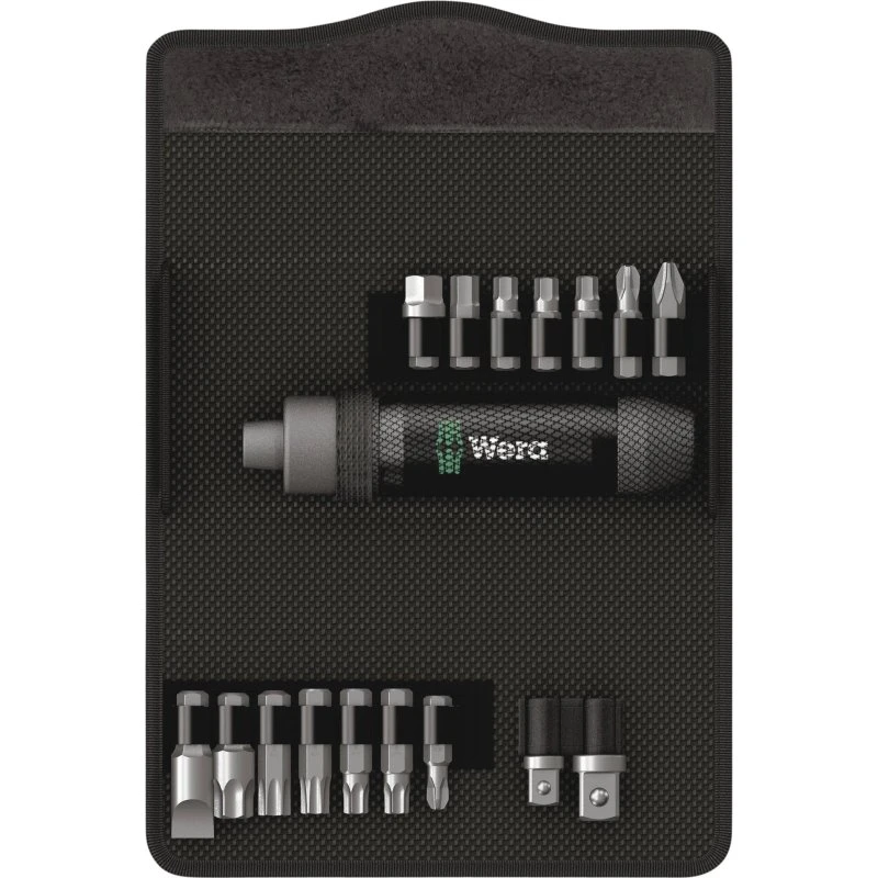 Wera Screwdriver Set 90Nm, 17 dele med bitsæt
