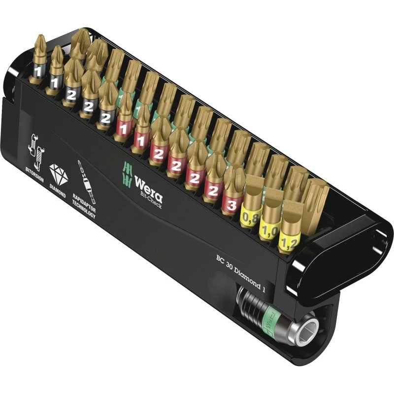 Wera Bit-Check 30 Diamond 1, 30 dele