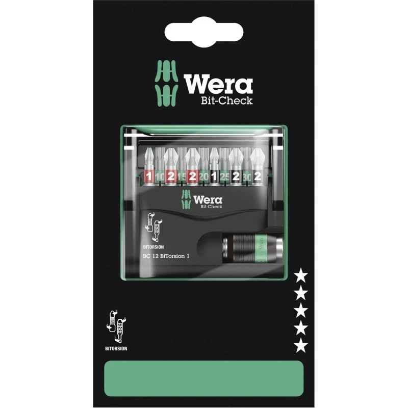 Wera Bit-Check 12 BiTorsion 1 SB 12-bit