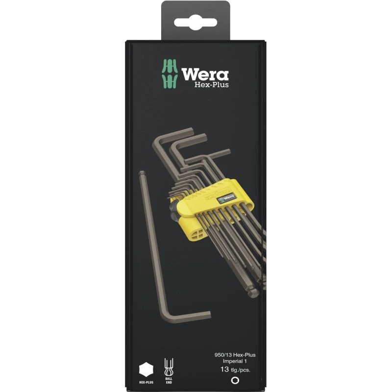 Wera 950/13 Hex-Plus Imperial 1 13-delssæt