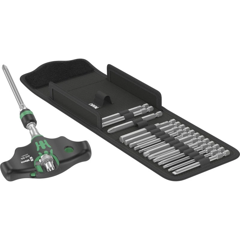 Wera Kraftform Kompakt 400 Skraldeskruetrækker med 19 Bits