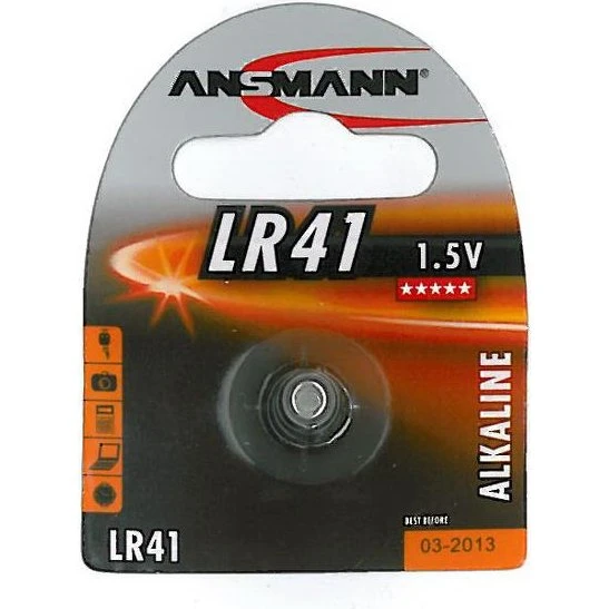 ANSMANN LR41 Alkalisk Batteri 1 stk.