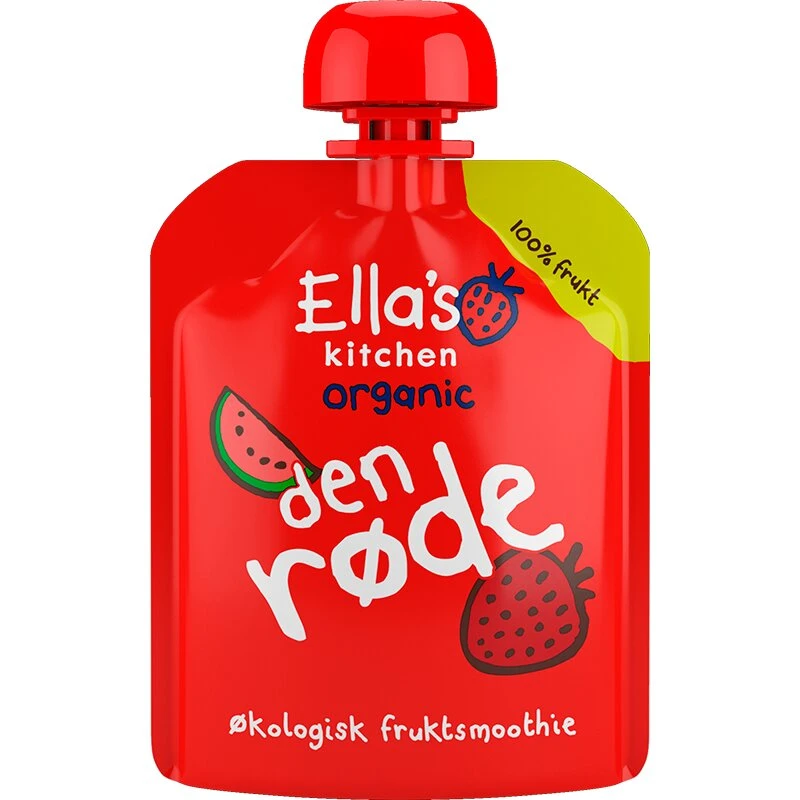 Ellas Kitchen Babysmoothie The Red One 6 mdr Øko 90 g
